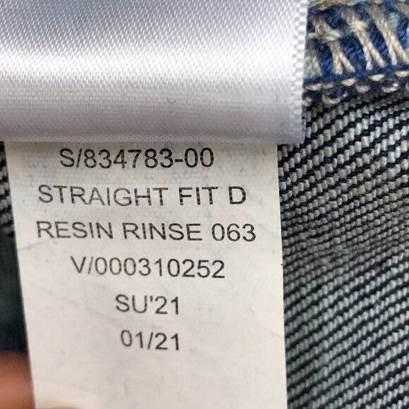 NEW Gap Men's 31x 32 Straight Fit Denim Jeans Medium Wash NWT - Picture 6 of 7